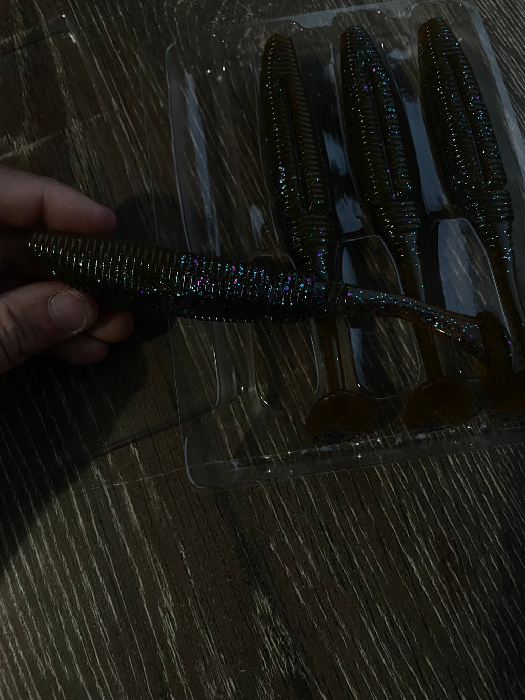 110mm purple rain soft plastic